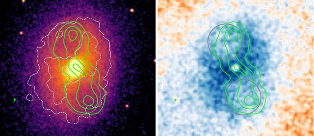 天文学家揭示了超大质量黑洞周围神秘的无线电泡的秘密
